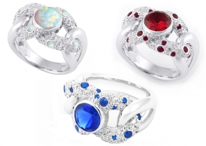 Opal Set 6 Ring